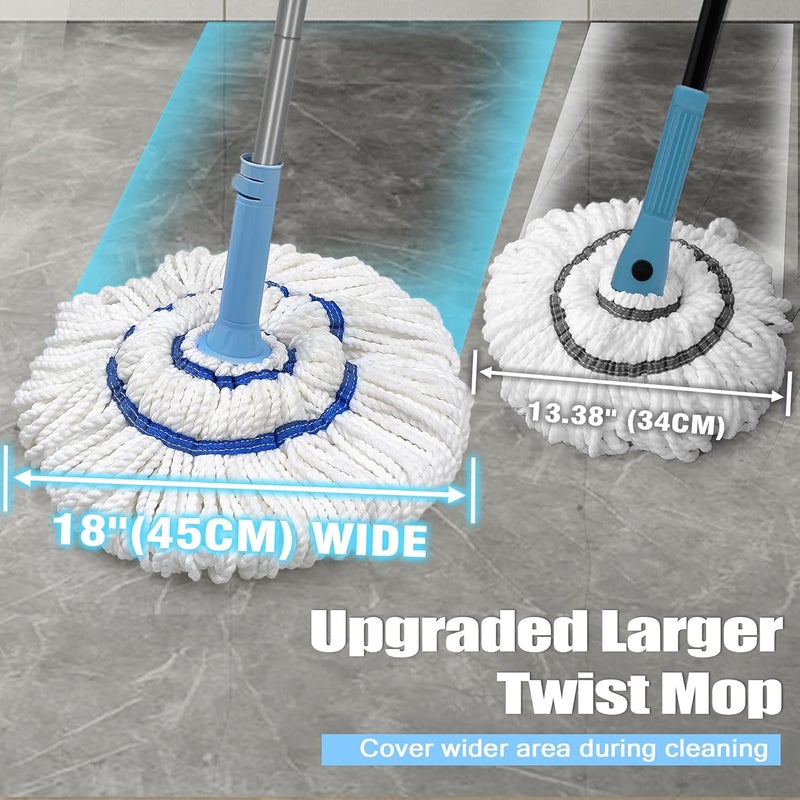 NEWE Self Wringing Twist Mop for Floor Cleaning (Mop Head) - Image 3